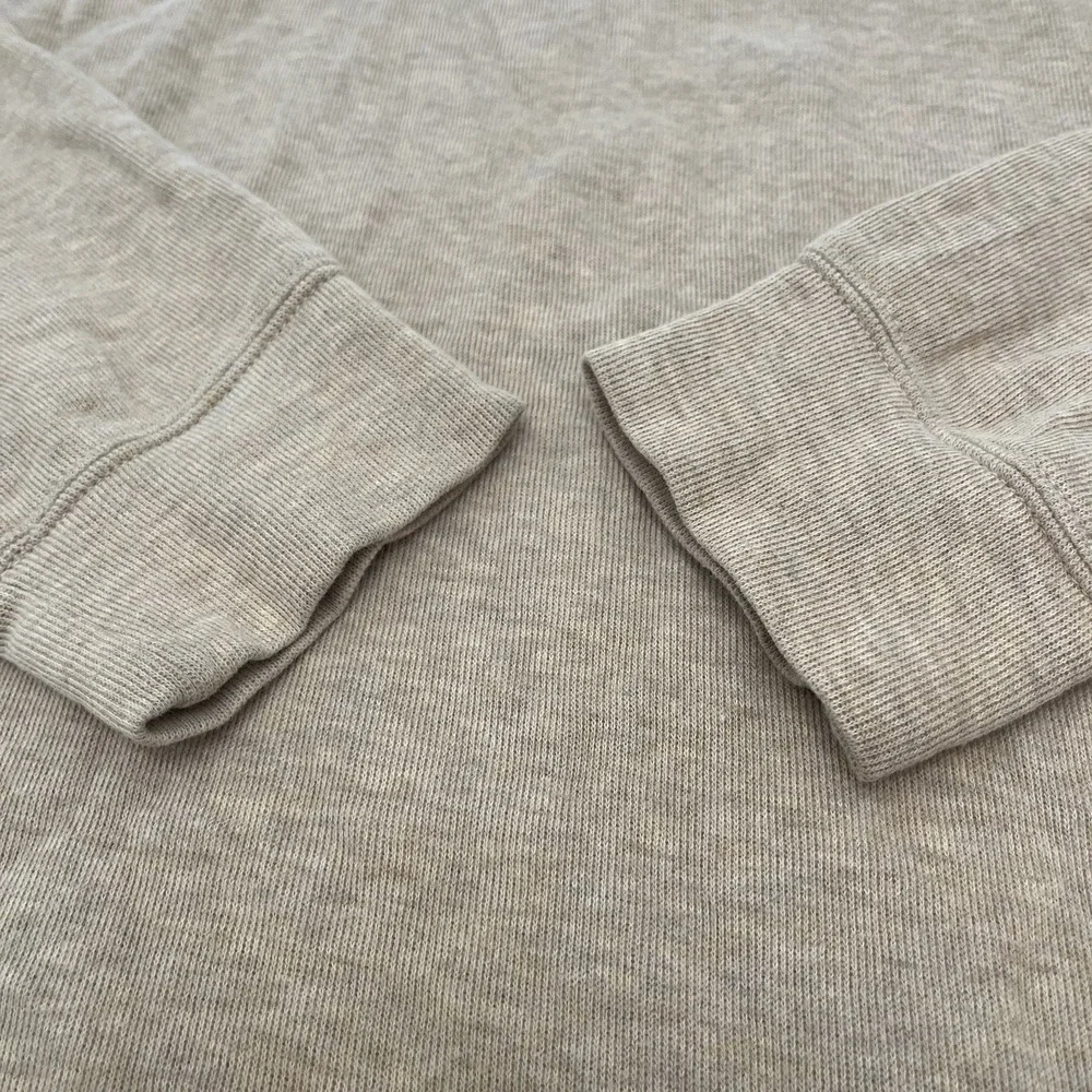 Polo Ralph Lauren Sweater Men's XL Beige Estate Rib Quarter 1/4 Zip Tight Knit